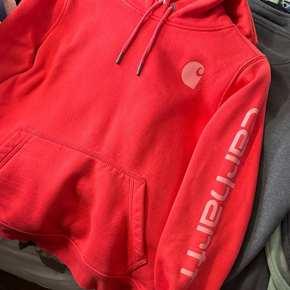 Carhartt Bold Red Pullover Hoodie